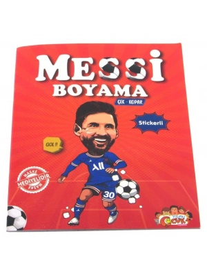 ® Messi Çıkartmalı Maskeli Boyama Kitabı