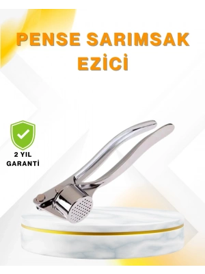 ® Metal Sarımsak Ezici Ergonomik Tutma ve Güçlü Presleme