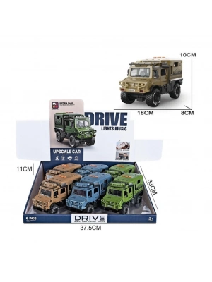 ® MG-D700-02 Sürtmeli Işıklı Müzikli Lüks Off-Road Karavan -Vardem Oyuncak