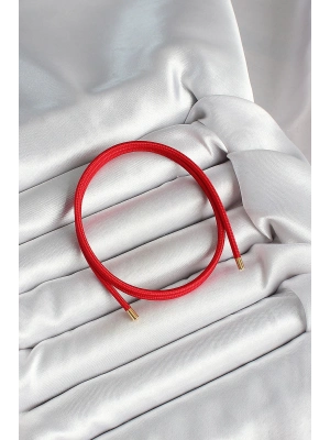 ® Mıknatıslı  Koyu Kırmızı Renk Sarmal Kadın Bileklik