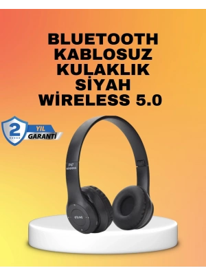 ® Mikrofonlu Kablosuz Kulaklık | Uzun Pil Ömrü ve Stereo Ses Performansı