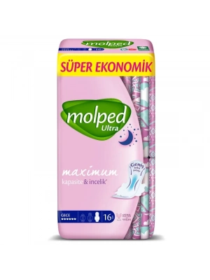 ®   Ultra Hijyen Anatomik Gece Ped Süper Eko 16 Adet
