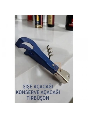 ® Multi Şişe Açacağı Tirbüşon Konserve Açacağı  Clovis