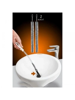 ® Mutfak Banyo Lavabo Gider Açma Fırçası 2 Adet