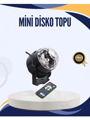 ® Müzik Sensörlü Renkli LED Parti Işığı