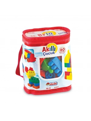 ® 01021  Akıllı Çocuk Blokları 40 Parça