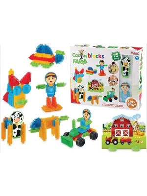 ® 03312 Kaktüs Blokları Çiftlik 75 Parça