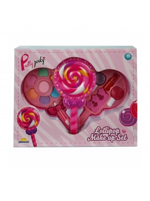 ® 2598 Lolipop Şekilli 2 Katlı Makyaj Güzellik Seti