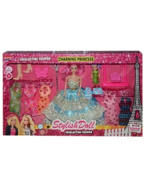 ® 264 EDANUR  BEBEK ELBİSE SETLİ