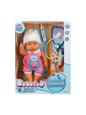 ® 30111 Doktor Zamanı Sesli Bebek Seti 35 cm (Ürün oyuncaktır)