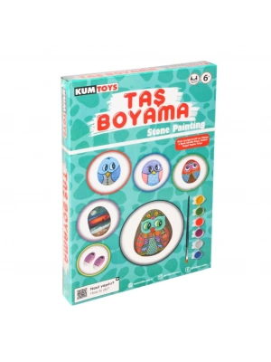 ® 5307 Taş Boyama - Stone Painting / +6 yaş