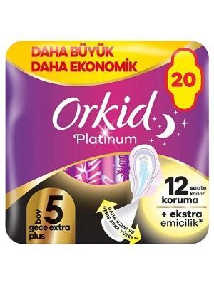 ®   Ultra Platinum Gece Ekstre Plus Ped 20Li
