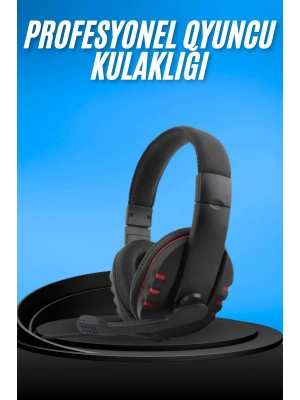 ® Oyuncu Kulaklığı Kulak Üstü Kablolu Gaming Kulaklık Mikrofonlu ANC Özelliği
