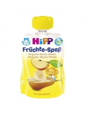 ®   Organik Muzlu Elmalı Armutlu Meyve Püresi 100 Gr