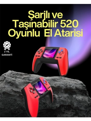 ® P5 Retro GamePad – 520 Klasik Oyunlu Tak-Çalıştır Mini Konsol