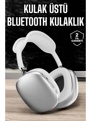 ® P9 Air Max Kablosuz 5.0 Mikrofonlu Bluetooth Kulaklık Beyaz Yüksek Ses Kaliteli