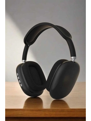 ® P9 Plus Kulaklık Siyah Bluetooth Bağlantılı Kulak Üstü Kablosuz ANC Özelliği