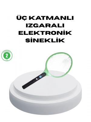 ® Pil ile Çalışan Elektronik Sinek Öldürücü – Çocuk ve Evcil Hayvan Dostu Tasarım