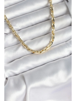 ® Pirinç Gold Renk 60 cm Zincir Kadın Kolye