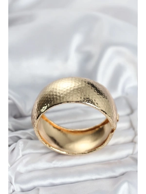 ® Pirinç Gold Renk Bombeli Vintage Kadın Bileklik
