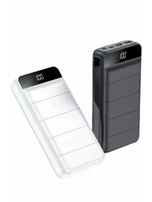 ® Powerbank 50.000 Mah Dijital Göstergeli Taşınabilir 4 Portlu Hızlı Powerbank