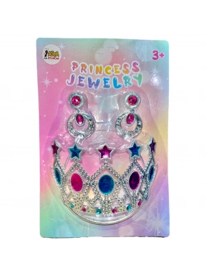 ® Prenses Tacı ve Küpe Seti