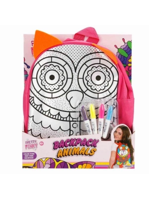 ® Boyanabilir Desenli Baykuş Sırt Çantası