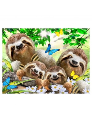 ® Prime 3D Tembel Hayvan Pelüş ve Selfie 48 Parça Puzzle 15804