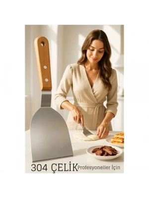 ® Profesyonel Mutfak Spatulası- Hamur Börek Et Spatulası Profesyonel Şef Kalitesi