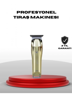 ® Profesyonel Saç ve Sakal Kesme Tıraş Makinesi USB Şarjlı Güçlü Motorlu