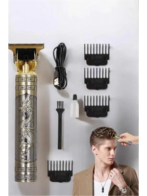 ® Profesyonel Şarjlı Saç ve Sakal Şekillendirici Çizik Tıraş Makinesi