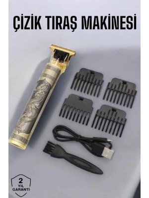 ® Profesyonel Şarjlı Saç ve Sakal Şekillendirici Çizik Tıraş Makinesi