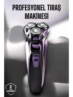 ® Profesyonel Şarjlı Saç ve Sakal Tıraş Makinesi Hassas Kesim