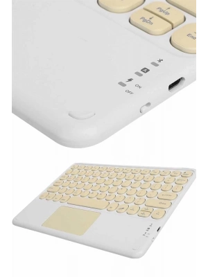 ® Profesyonel Wifi Q Klavye Bluetooth Klavye Touchpad 10.8 Inç