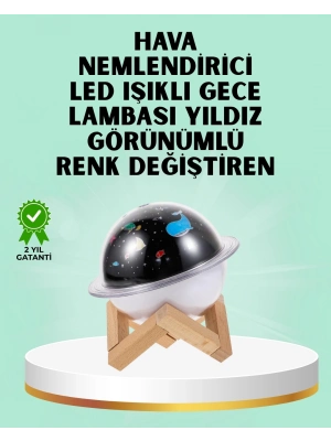 ® Projektör ışığı bulunan USB bağlantılı mini aromaterapi destekli hava nemlendirici