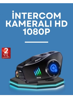 ® Q28 Kask Kulaklık 1080P HD Kamera – Bluetooth 5.3, Su Geçirmez, Gürültü Azaltma