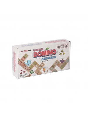 ® RD5648 Ahşap Domino Animals -