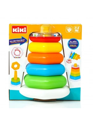 ® Kiki Renkli Altıgen Halkalar Çıngıraklı AE-1510