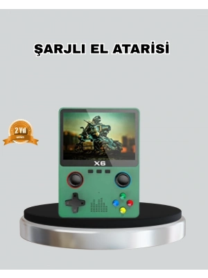 ® Retro Taşınabilir Konsol 3.5 IPS Ekran Ergonomik Çift LR Kontrollü