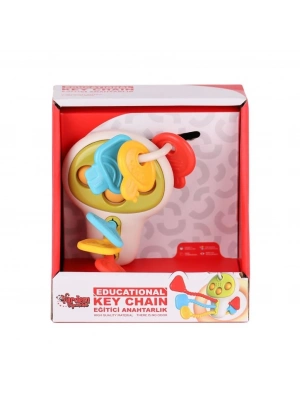 ® RT1507 Eğitici Poppitli Cırcırlı Bebek Anahtarlığı -Vardem Oyuncak