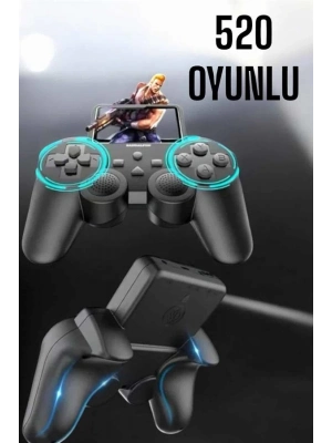 ® S10 Sup 520 Oyunlu Gamepad TV Uyumlu Gamepad