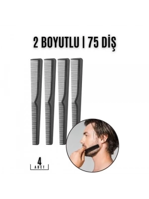 ® Sakal Bıyık Saç Tarağı 4 lü SET Jess Design