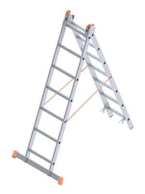 ® Saraylı 2X7 A Tipi Sürgülü Merdiven 3,86 Metre