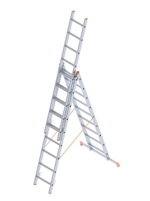 ® Saraylı 3x9 A Tipi Sürgülü Merdiven 7,41 Metre