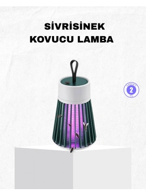 ® Şarjlı Mor Işıklı Sivrisinek Öldürücü Lamba – Sessiz ve Kimyasal İçermez