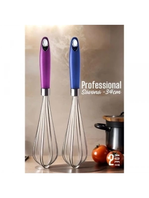 Savona Paslanmaz Çelik Çırpıcı, Ergonomik Mutfak Mikseri 28 cm  720203