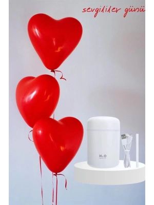® Sevgiliye Hediye Led Işıklı Hava Nemlendirici USB Şarjlı Sevgiliye Özel