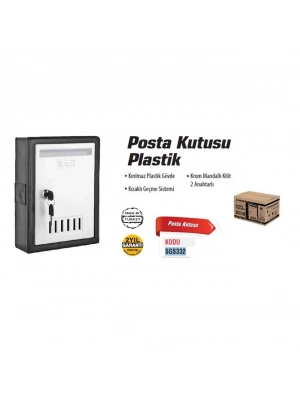 ® SGS 332 Plastik Posta Kutusu 2 Anahtarlı