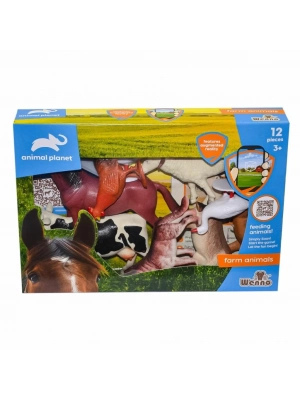 ® SH-D5904 Kutulu 12 Parça Çiftlik Hayvanları - Vardem Oyuncak