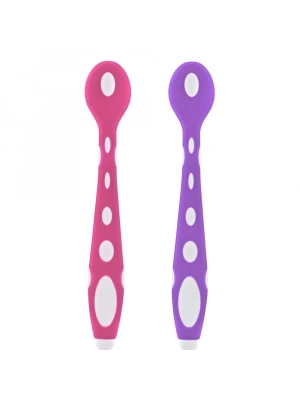 ®  Silikon Mama Kaşığı 563 Pembe Mor